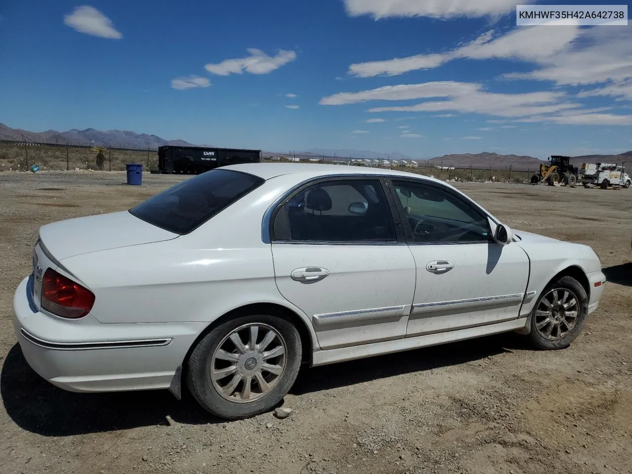 2002 Hyundai Sonata Gls VIN: KMHWF35H42A642738 Lot: 68650754