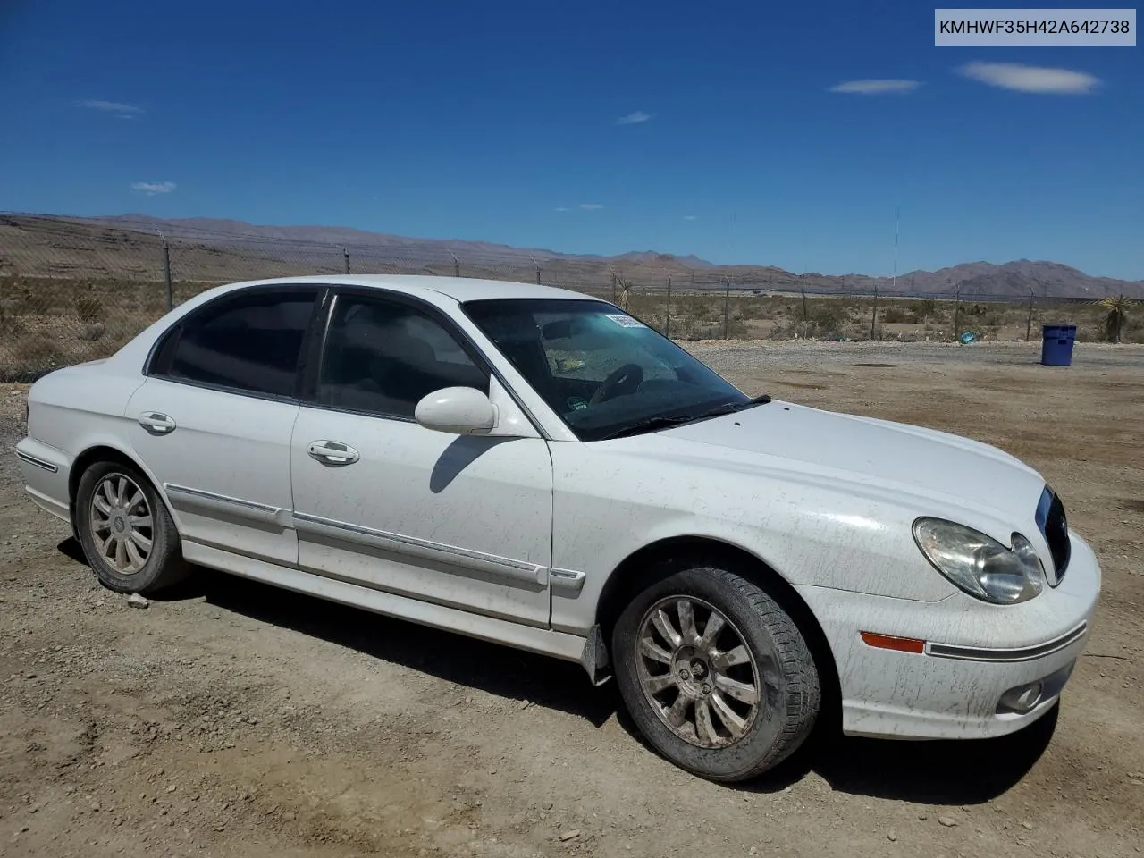 2002 Hyundai Sonata Gls VIN: KMHWF35H42A642738 Lot: 68650754