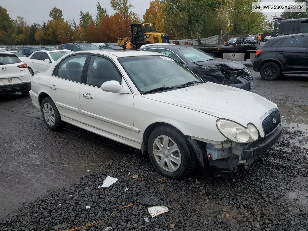 2002 Hyundai Sonata Gl VIN: KMHWF25S02A673104 Lot: 75429284