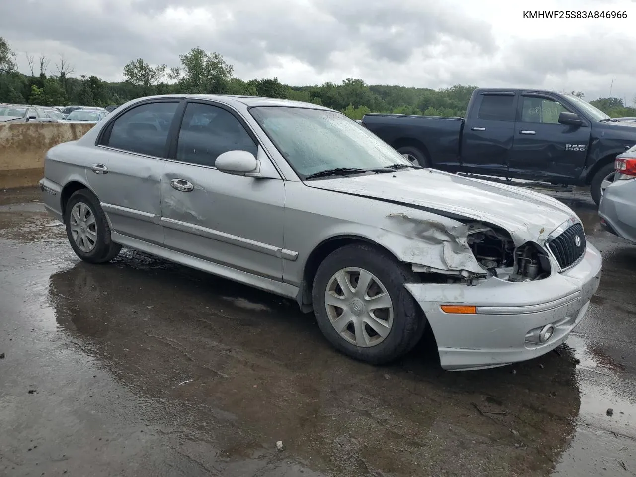 2003 Hyundai Sonata Gl VIN: KMHWF25S83A846966 Lot: 66019644