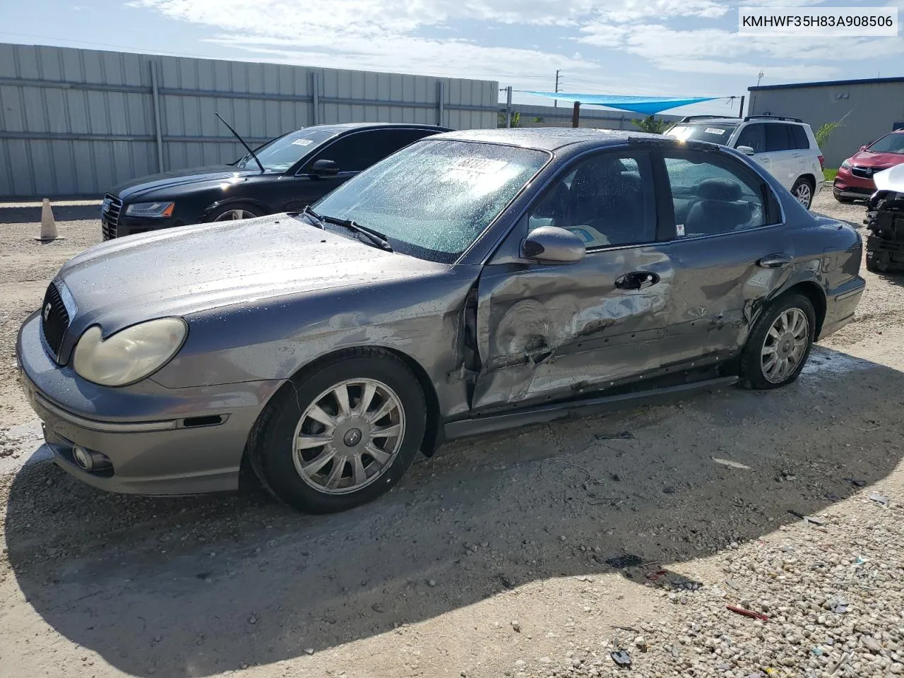 2003 Hyundai Sonata Gls VIN: KMHWF35H83A908506 Lot: 68737364