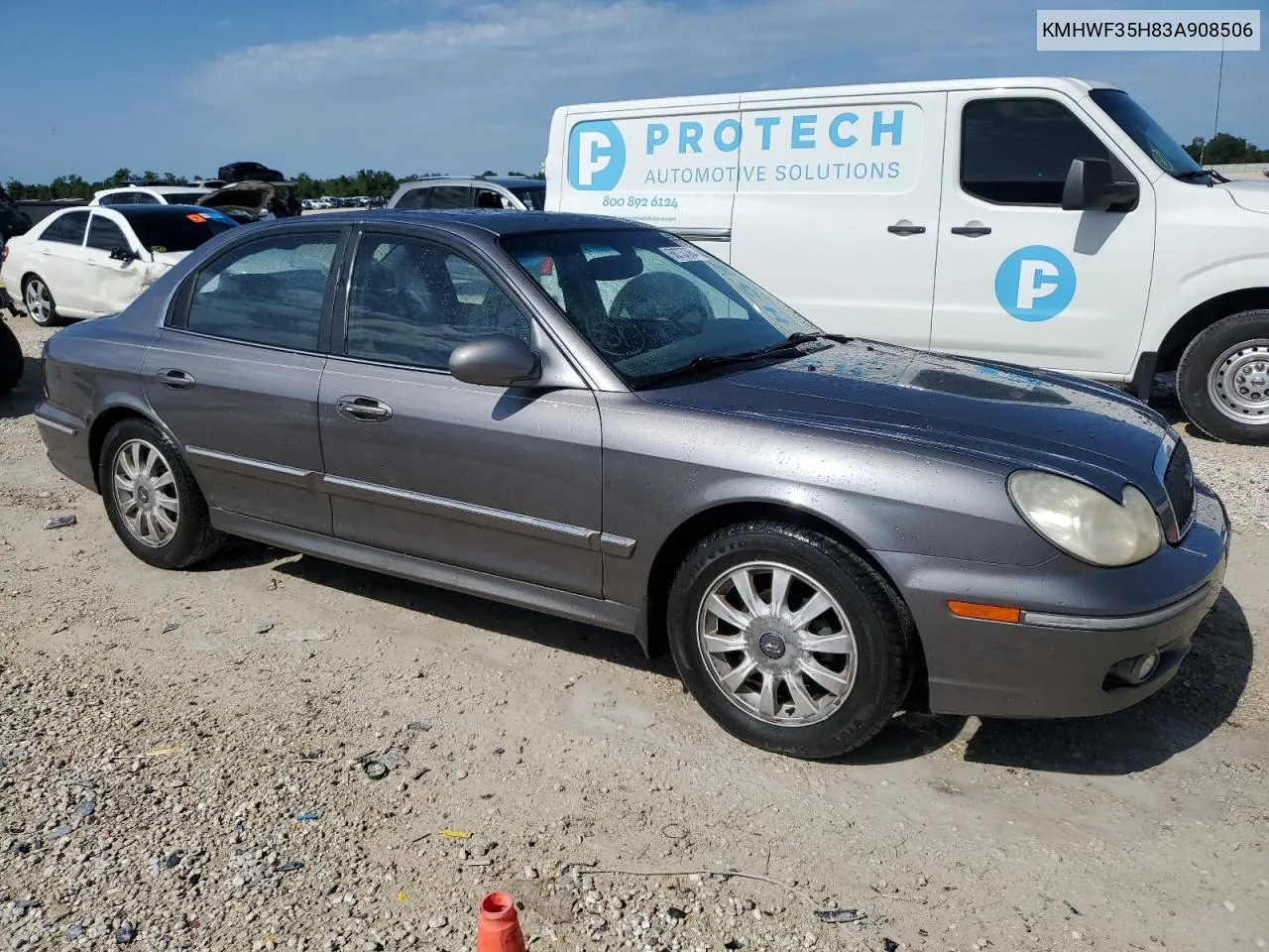 2003 Hyundai Sonata Gls VIN: KMHWF35H83A908506 Lot: 68737364