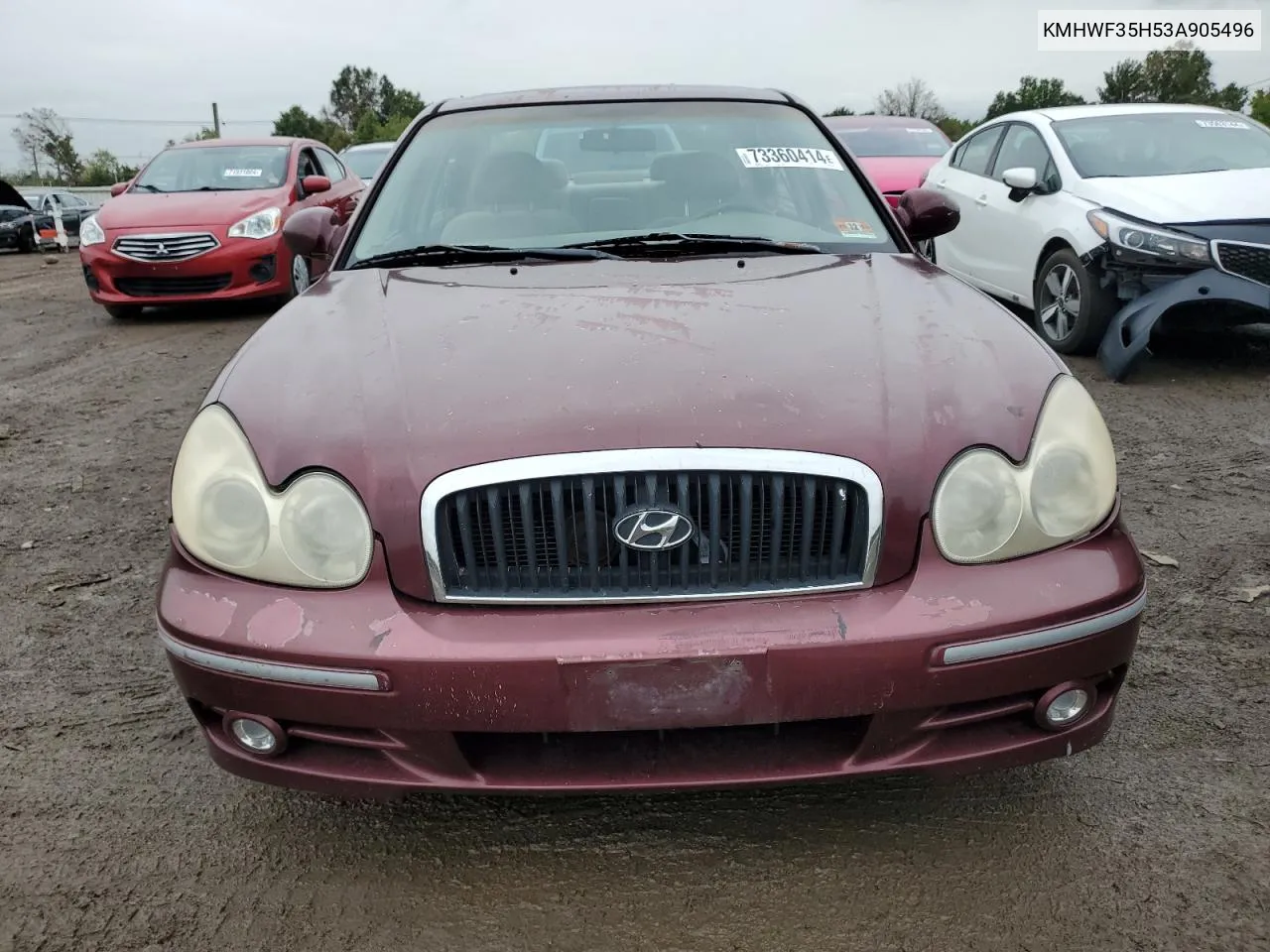 KMHWF35H53A905496 2003 Hyundai Sonata Gls