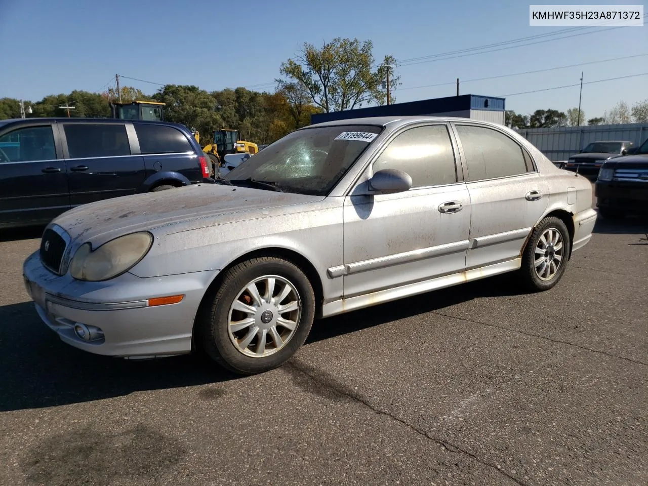 2003 Hyundai Sonata Gls VIN: KMHWF35H23A871372 Lot: 76199644