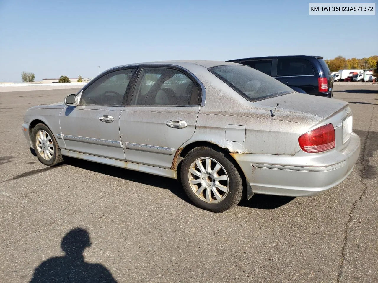 KMHWF35H23A871372 2003 Hyundai Sonata Gls