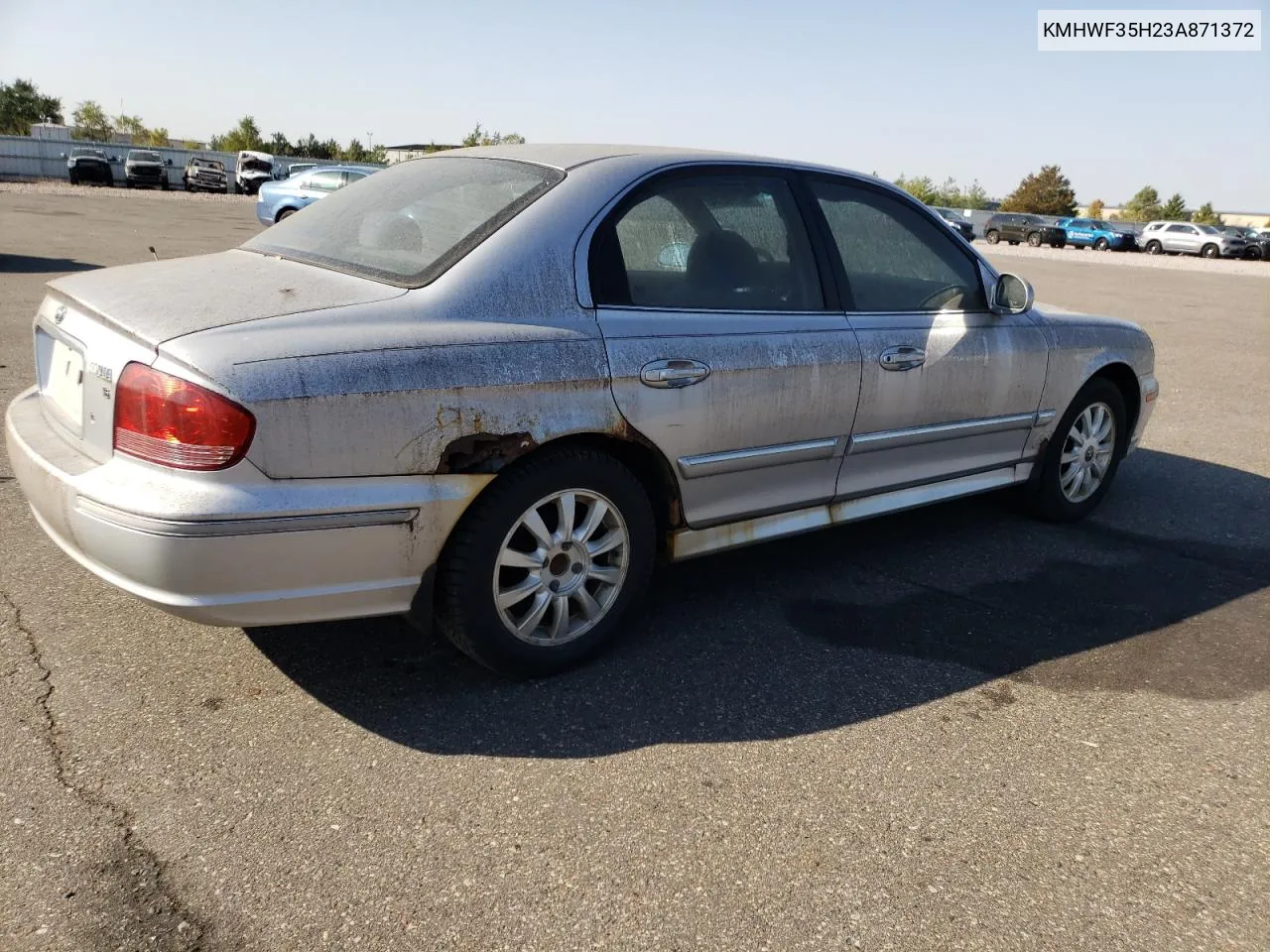 KMHWF35H23A871372 2003 Hyundai Sonata Gls