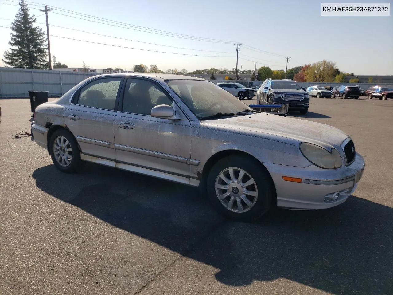 KMHWF35H23A871372 2003 Hyundai Sonata Gls