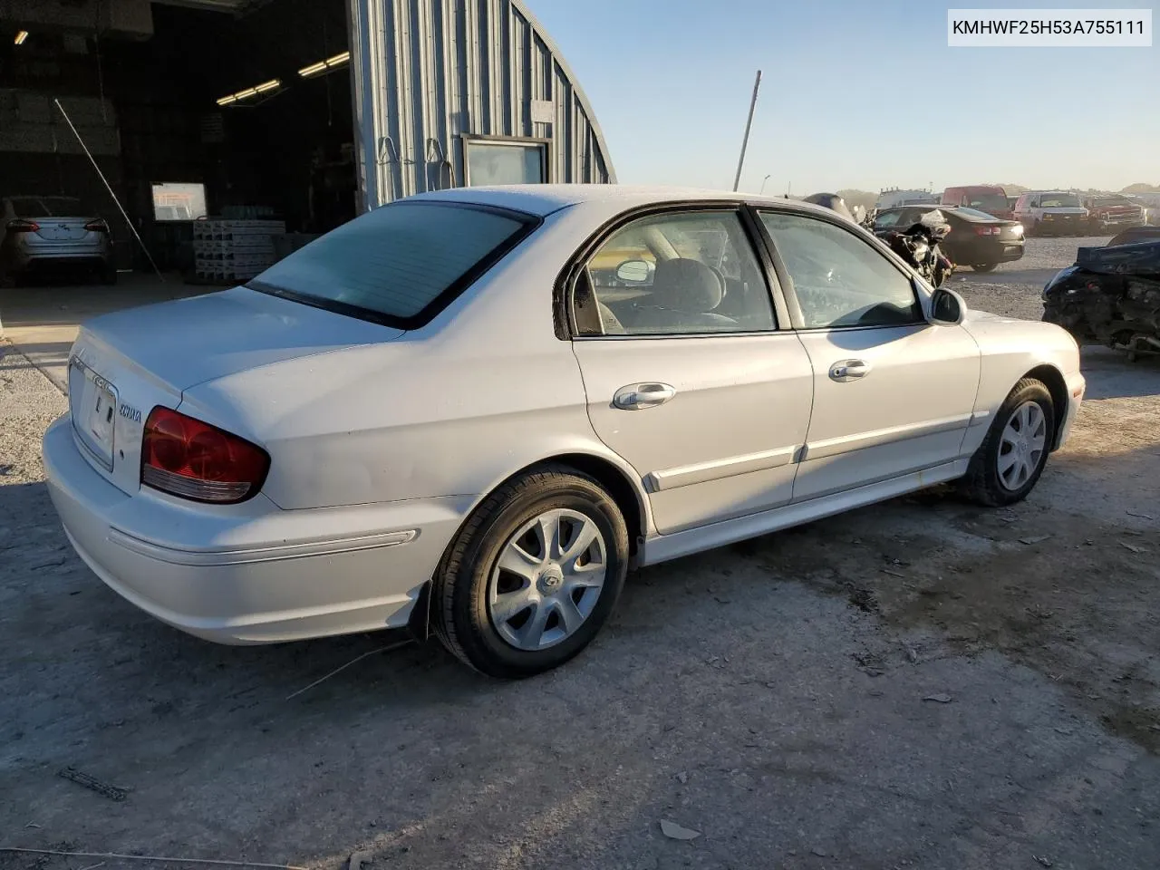 2003 Hyundai Sonata Gl VIN: KMHWF25H53A755111 Lot: 76359094