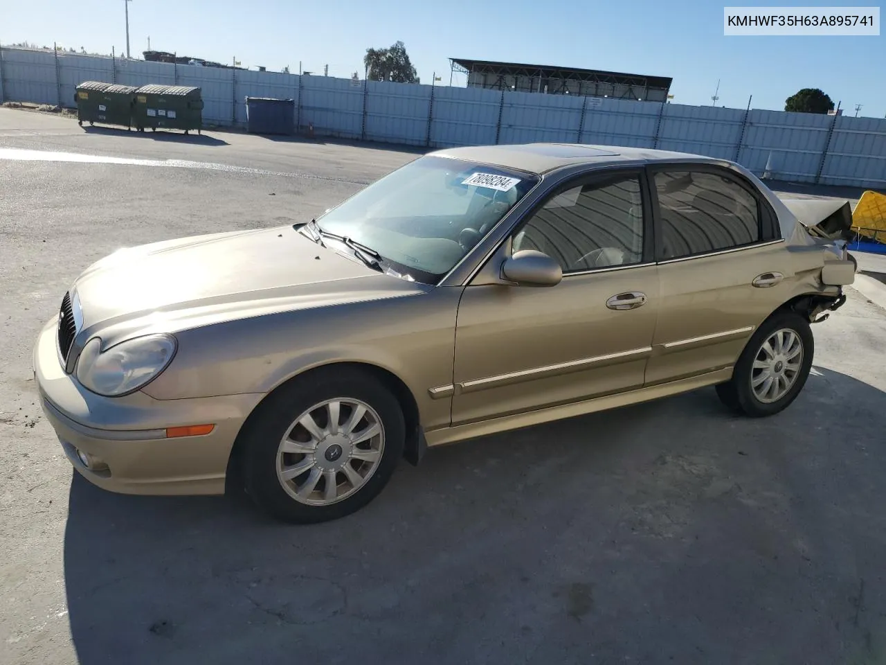 KMHWF35H63A895741 2003 Hyundai Sonata Gls