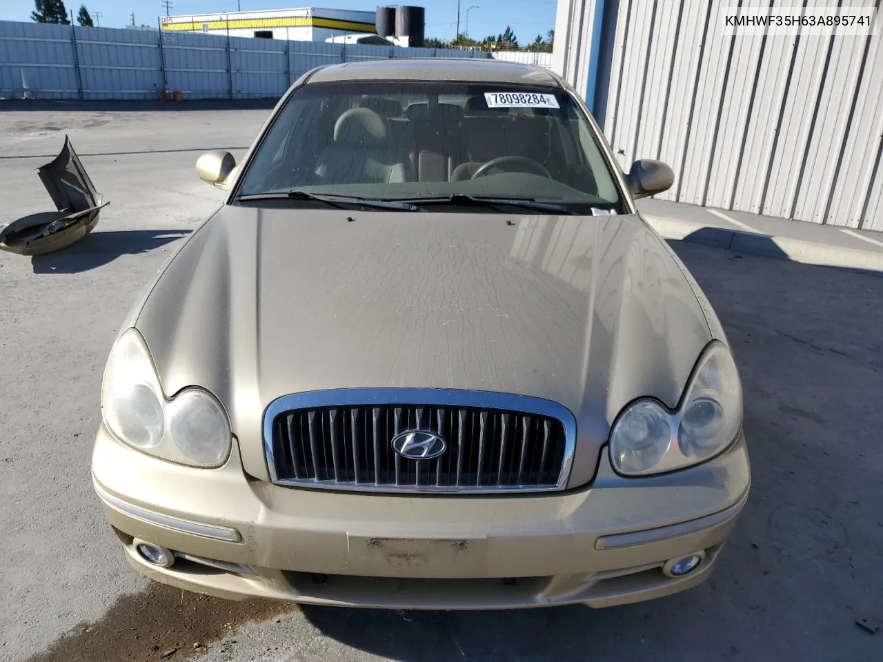 2003 Hyundai Sonata Gls VIN: KMHWF35H63A895741 Lot: 78098284