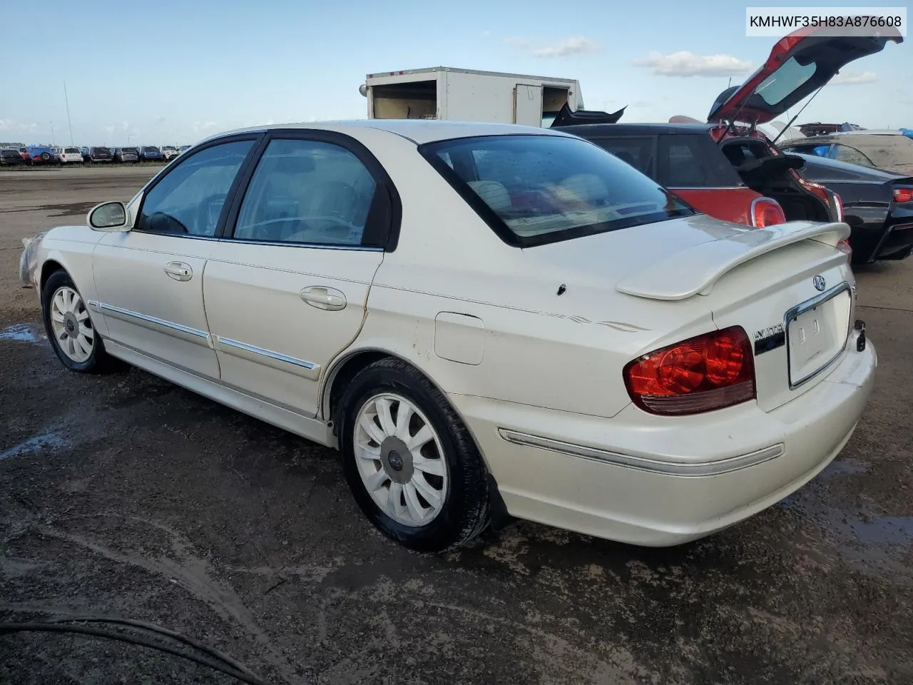 2003 Hyundai Sonata Gls VIN: KMHWF35H83A876608 Lot: 78296724