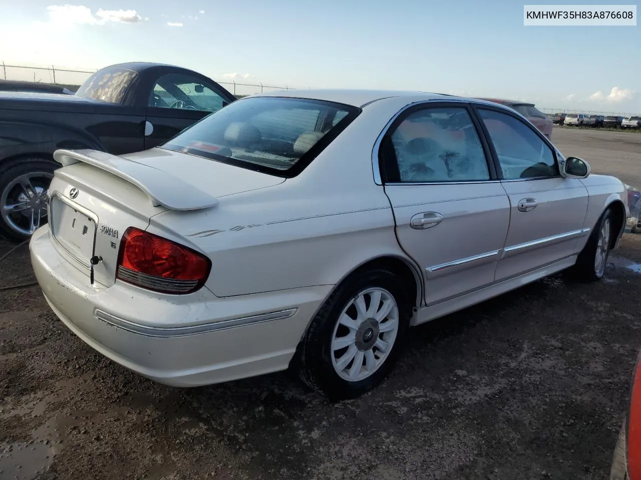 2003 Hyundai Sonata Gls VIN: KMHWF35H83A876608 Lot: 78296724