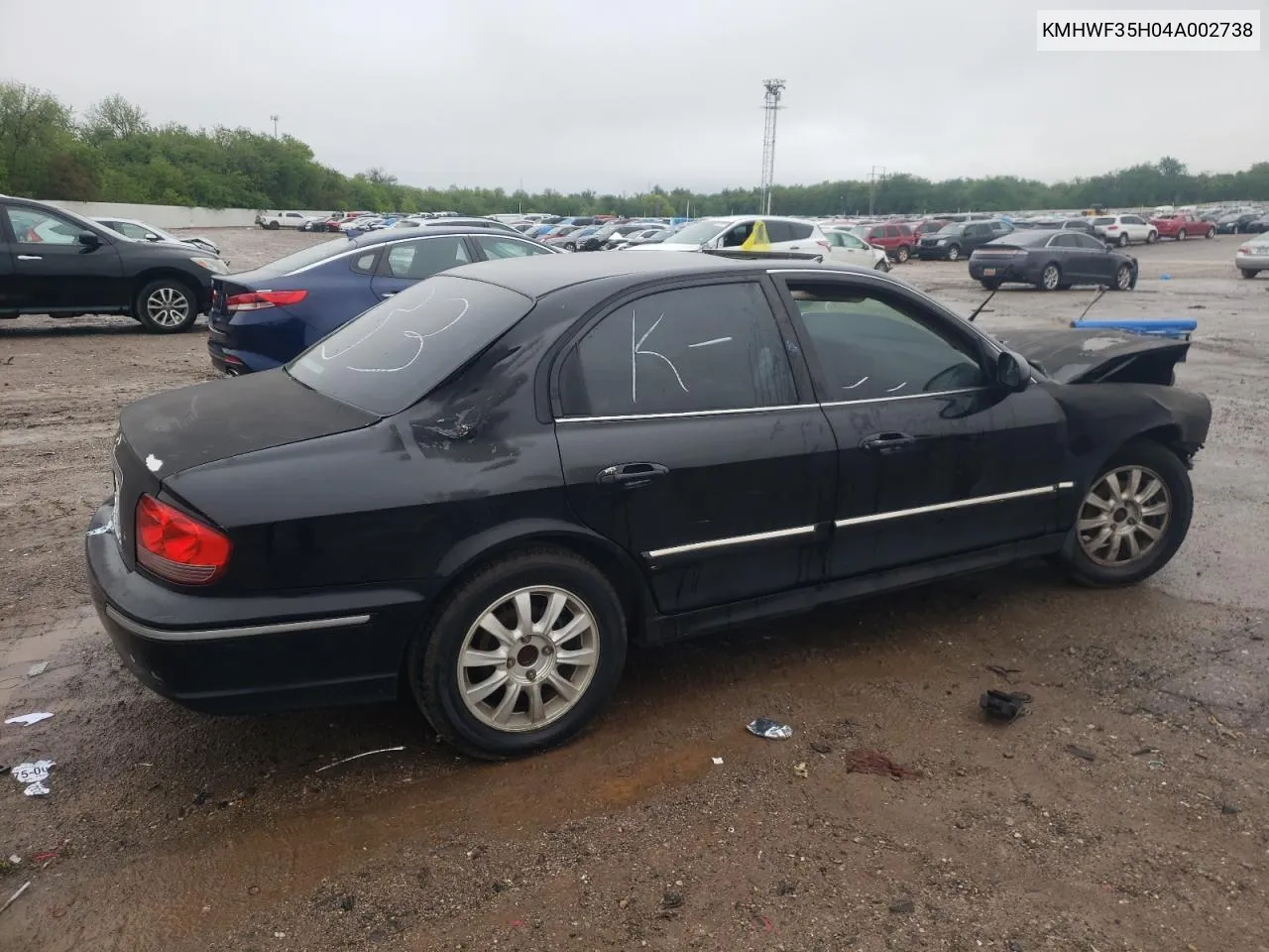 2004 Hyundai Sonata Gls VIN: KMHWF35H04A002738 Lot: 56995824