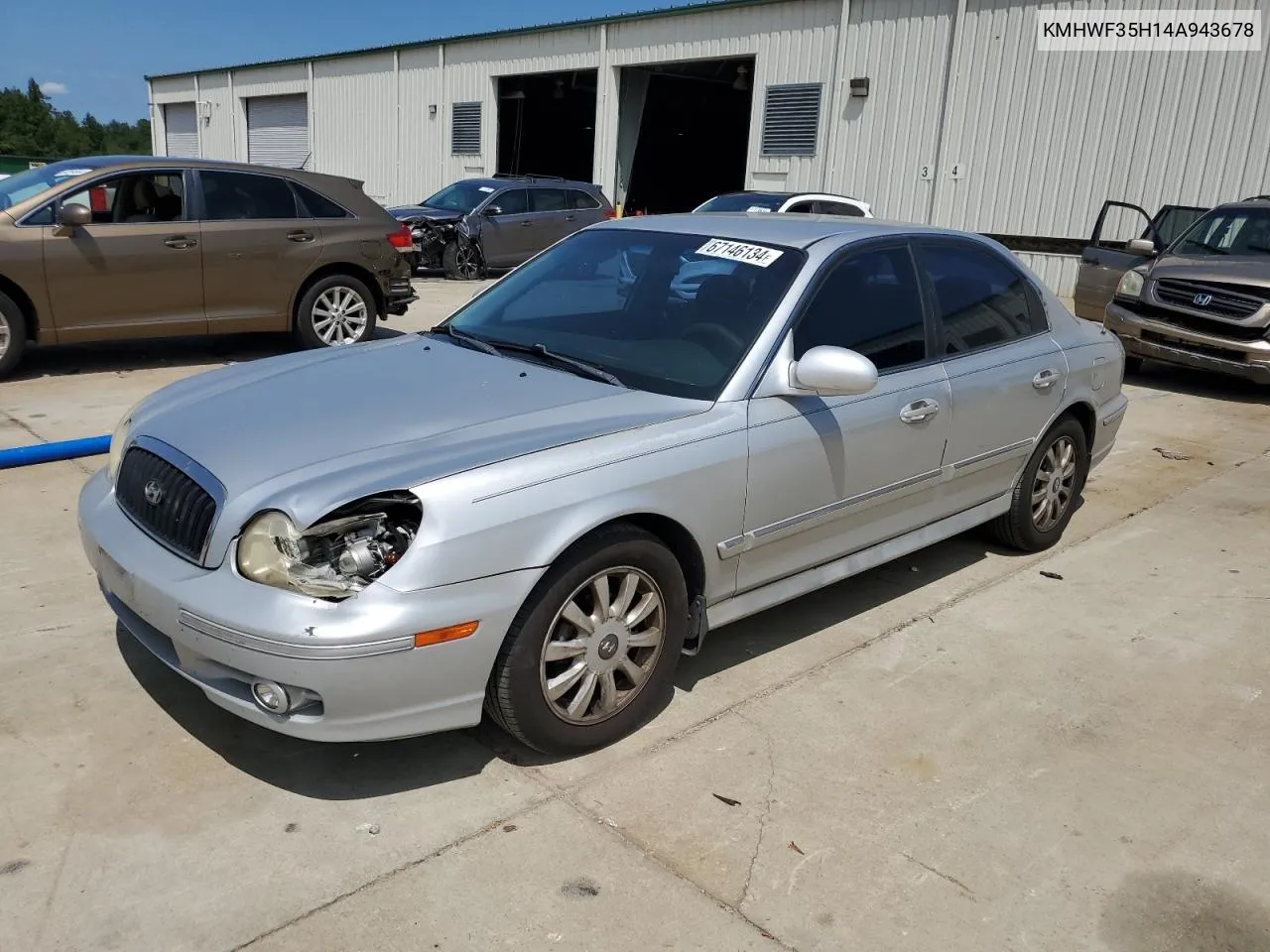 2004 Hyundai Sonata Gls VIN: KMHWF35H14A943678 Lot: 67146134