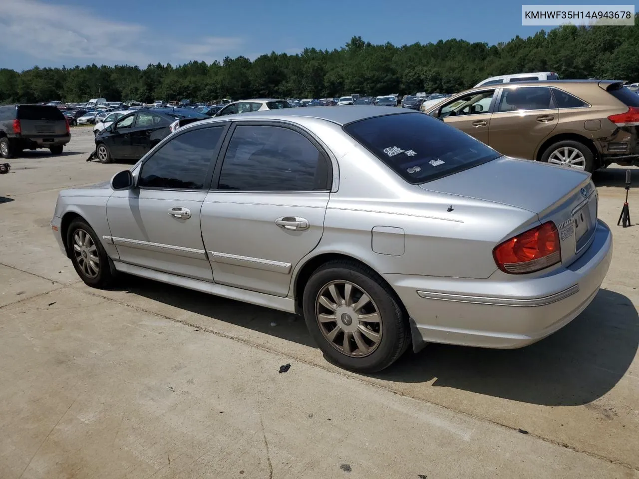 2004 Hyundai Sonata Gls VIN: KMHWF35H14A943678 Lot: 67146134