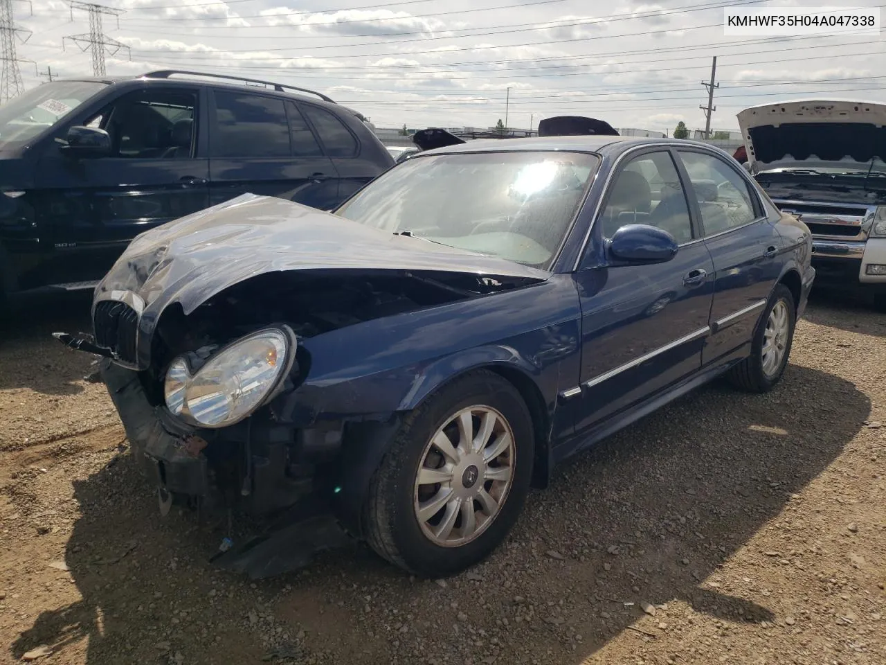 2004 Hyundai Sonata Gls VIN: KMHWF35H04A047338 Lot: 68077054