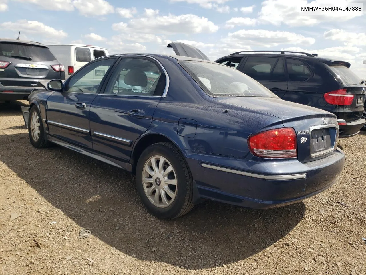 2004 Hyundai Sonata Gls VIN: KMHWF35H04A047338 Lot: 68077054