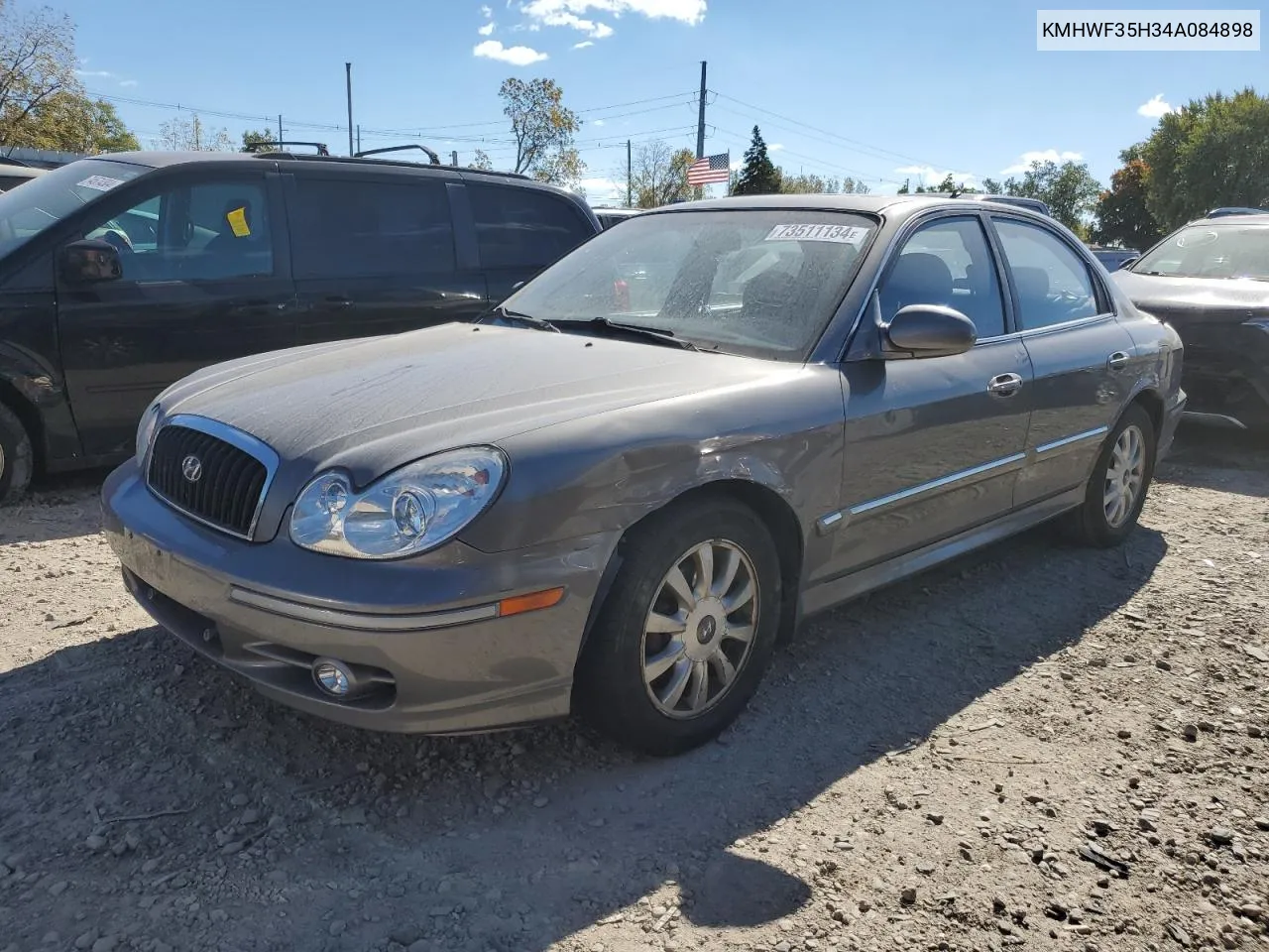 2004 Hyundai Sonata Gls VIN: KMHWF35H34A084898 Lot: 73511134