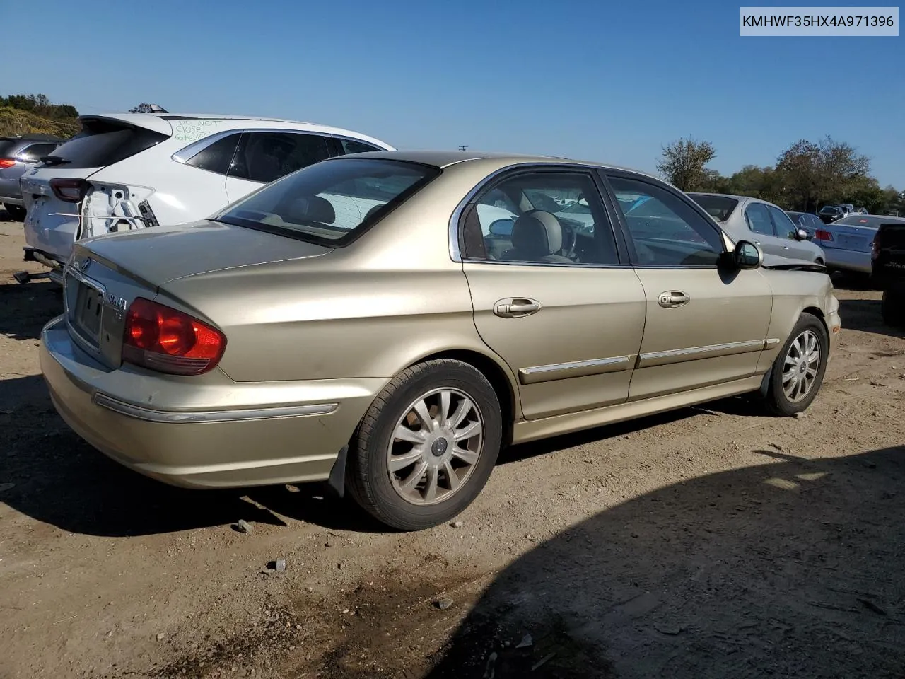 2004 Hyundai Sonata Gls VIN: KMHWF35HX4A971396 Lot: 75762914