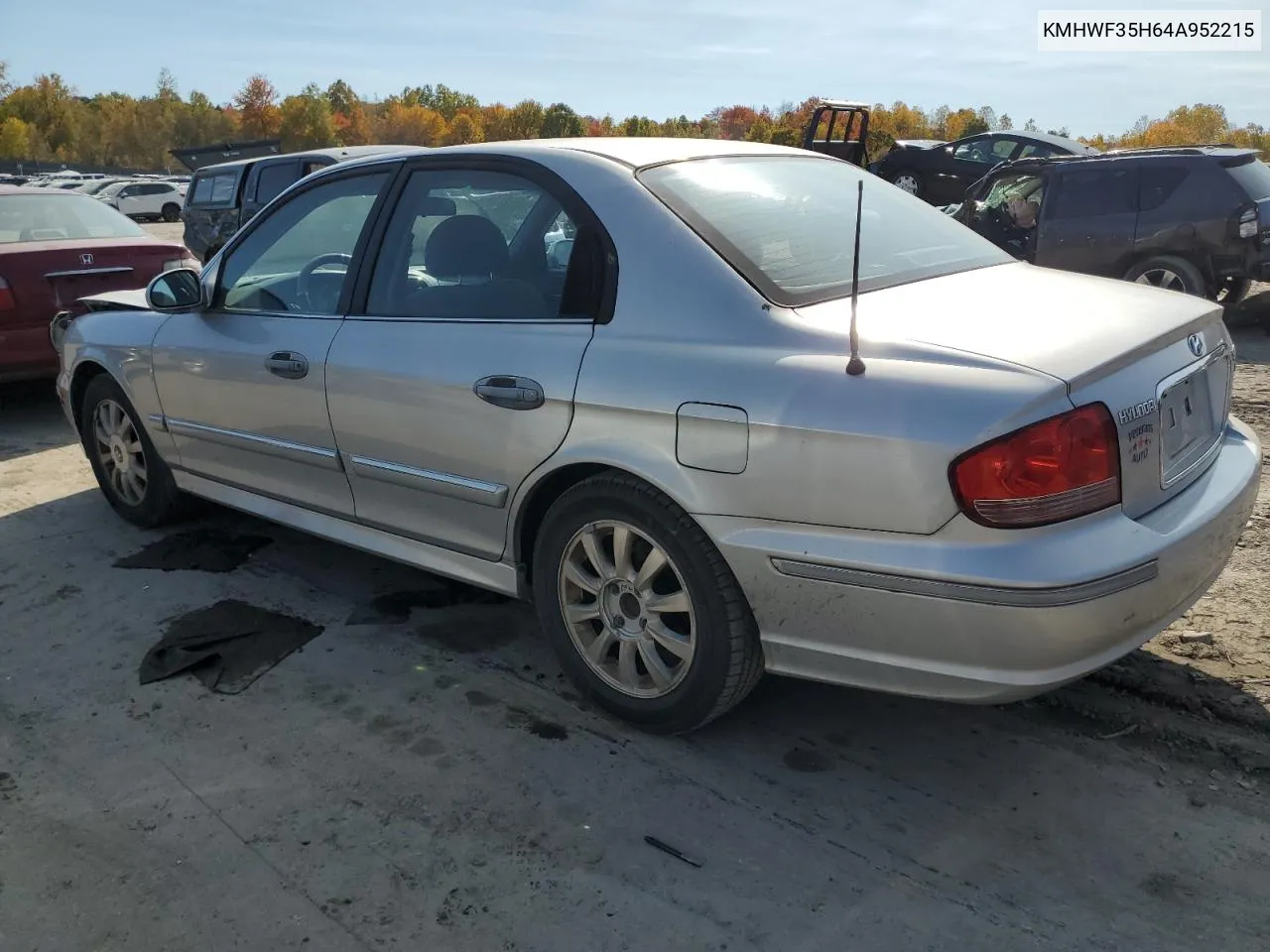 2004 Hyundai Sonata Gls VIN: KMHWF35H64A952215 Lot: 76305144