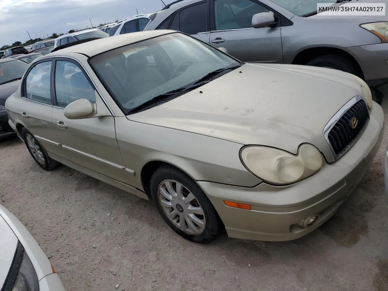 2004 Hyundai Sonata Gls VIN: KMHWF35H74A029127 Lot: 76701124