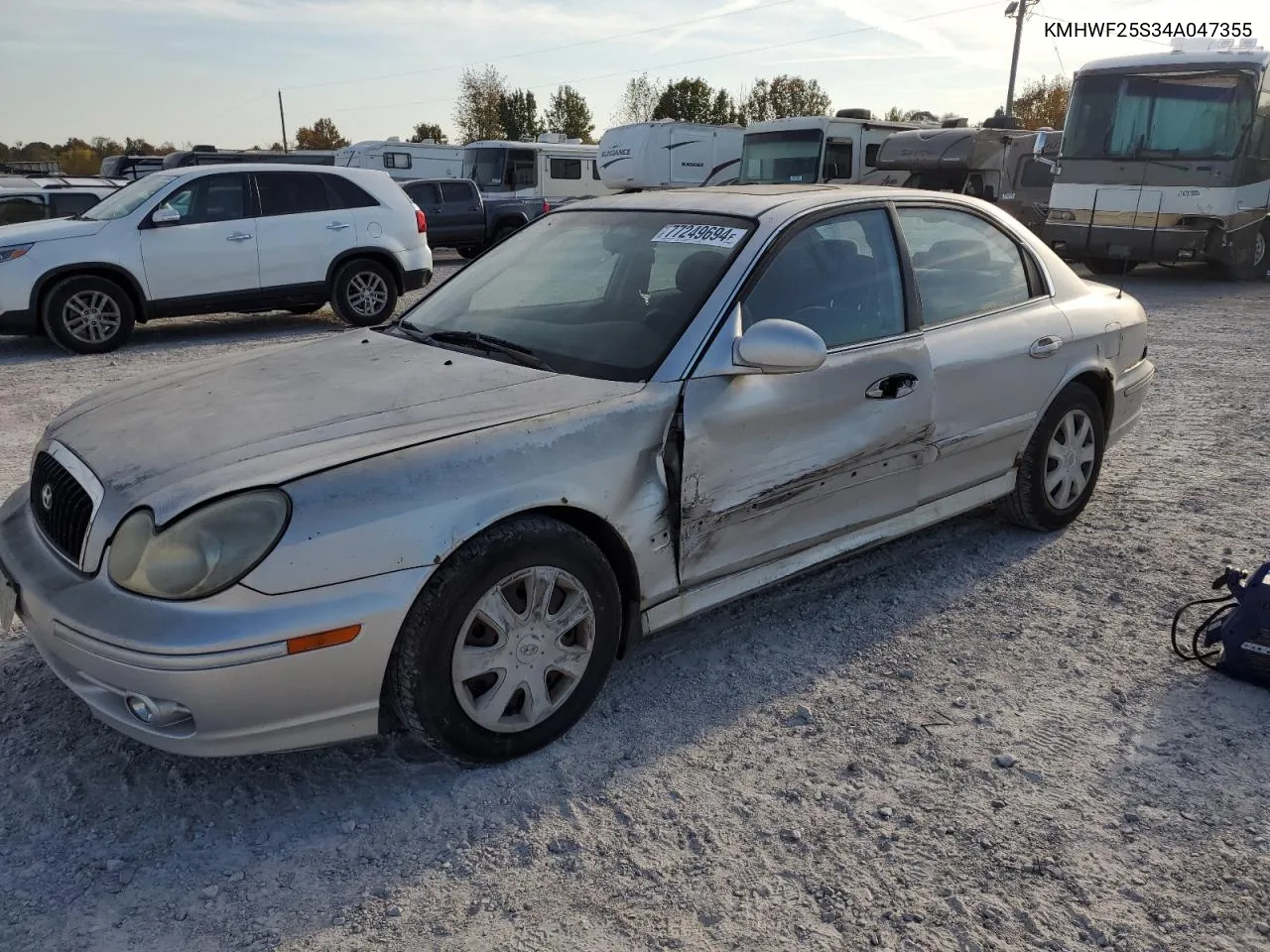 2004 Hyundai Sonata Gl VIN: KMHWF25S34A047355 Lot: 77249694