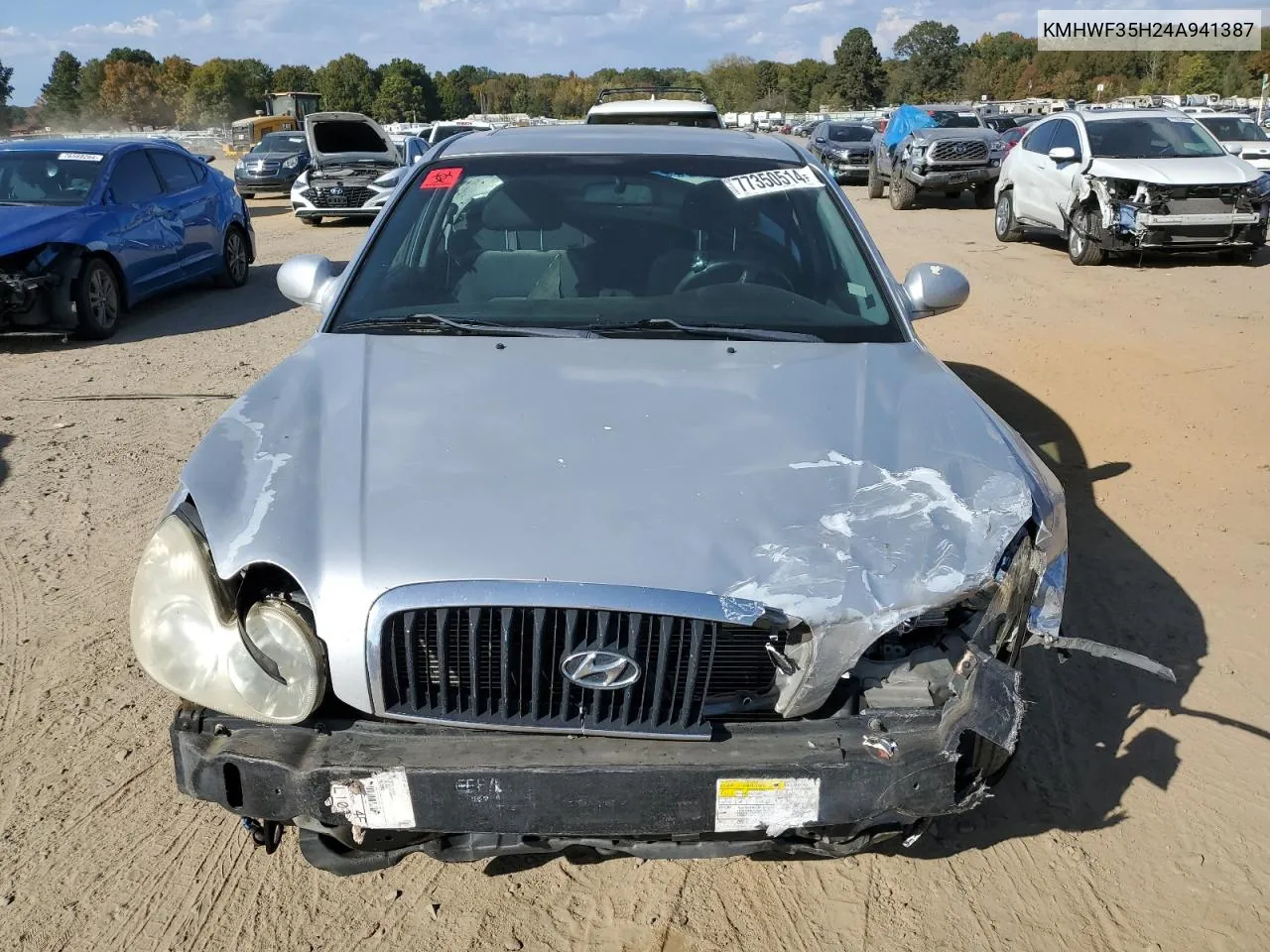 2004 Hyundai Sonata Gls VIN: KMHWF35H24A941387 Lot: 77350514