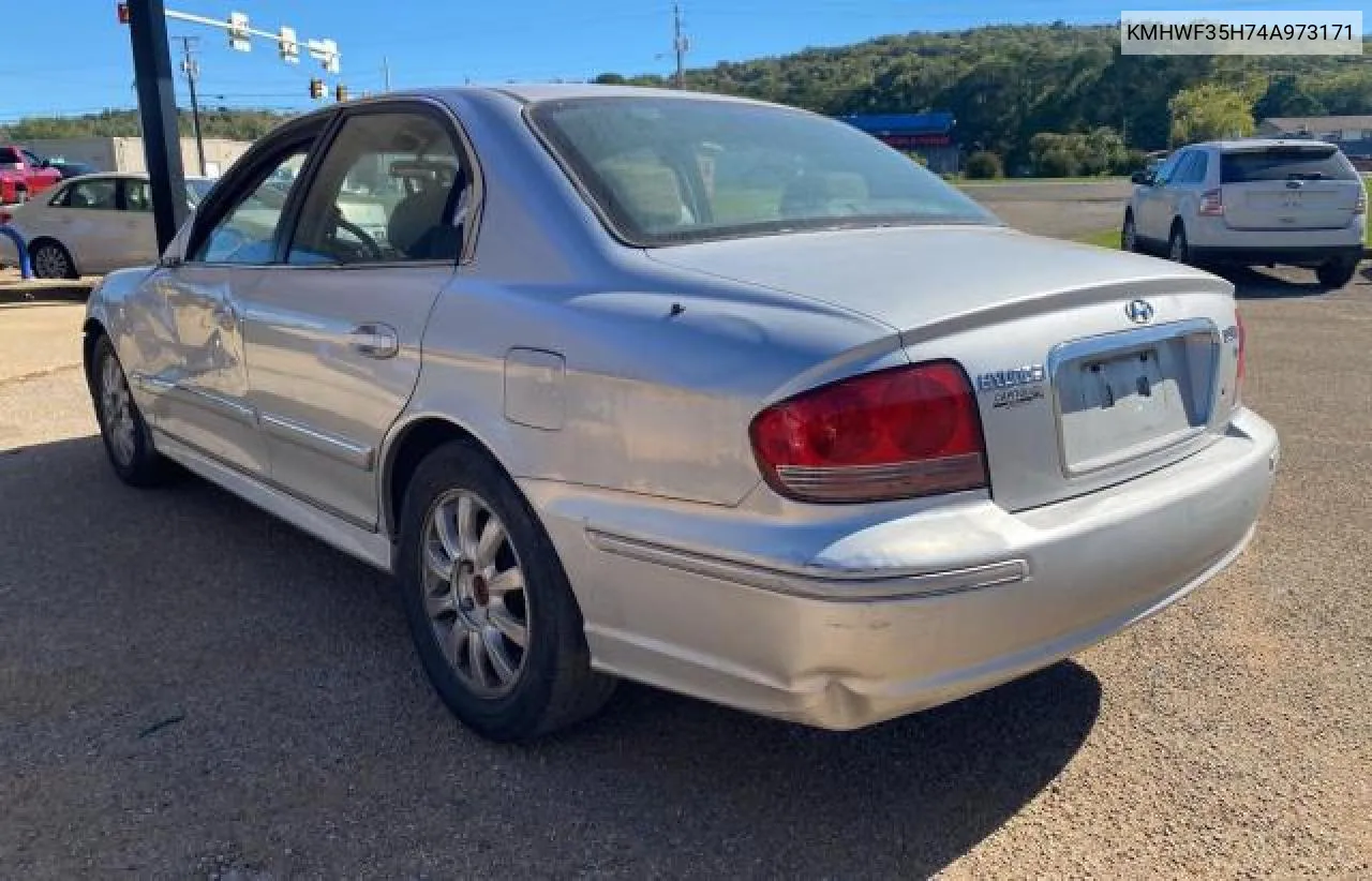 2004 Hyundai Sonata Gls VIN: KMHWF35H74A973171 Lot: 77613394