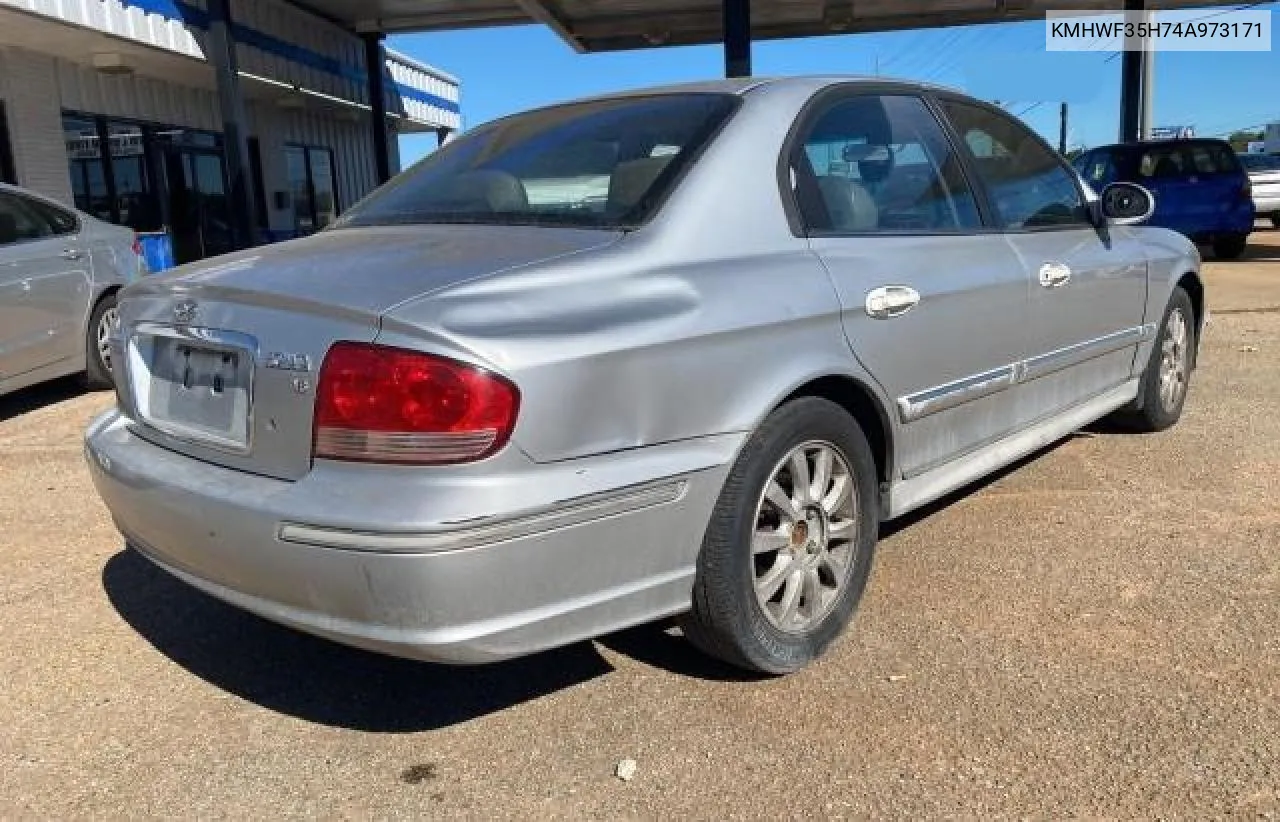 2004 Hyundai Sonata Gls VIN: KMHWF35H74A973171 Lot: 77613394