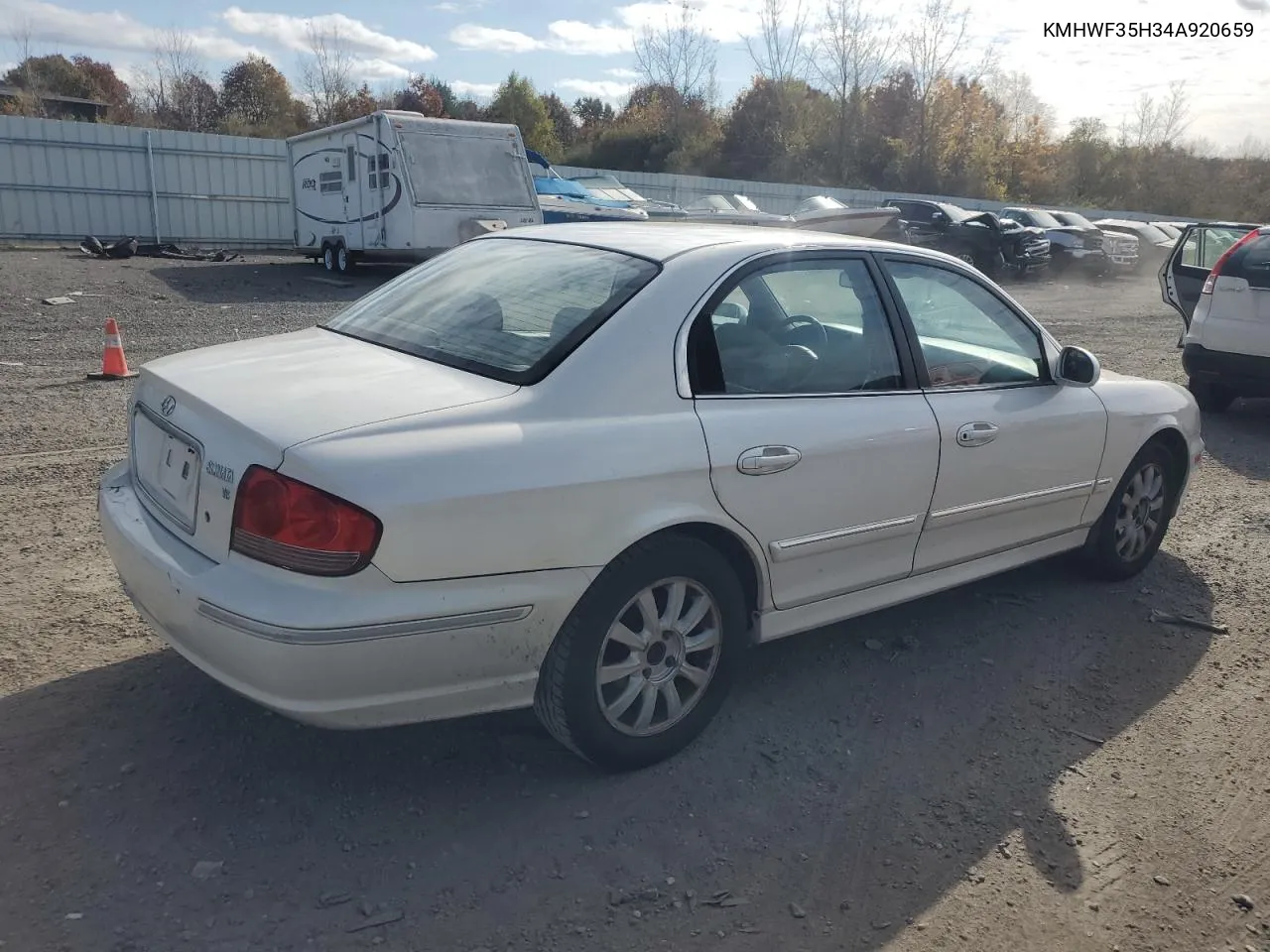 2004 Hyundai Sonata Gls VIN: KMHWF35H34A920659 Lot: 77813554