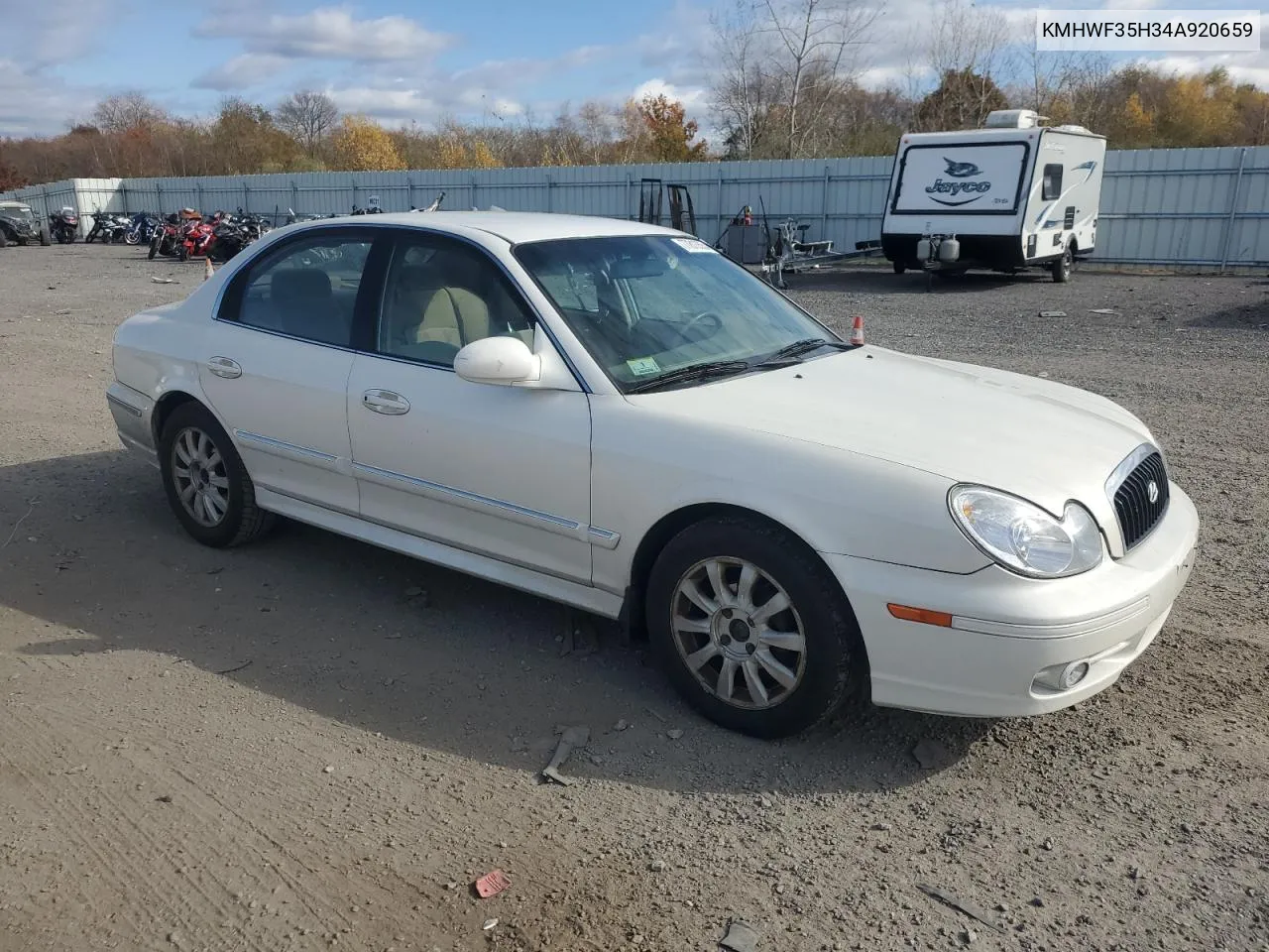 2004 Hyundai Sonata Gls VIN: KMHWF35H34A920659 Lot: 77813554