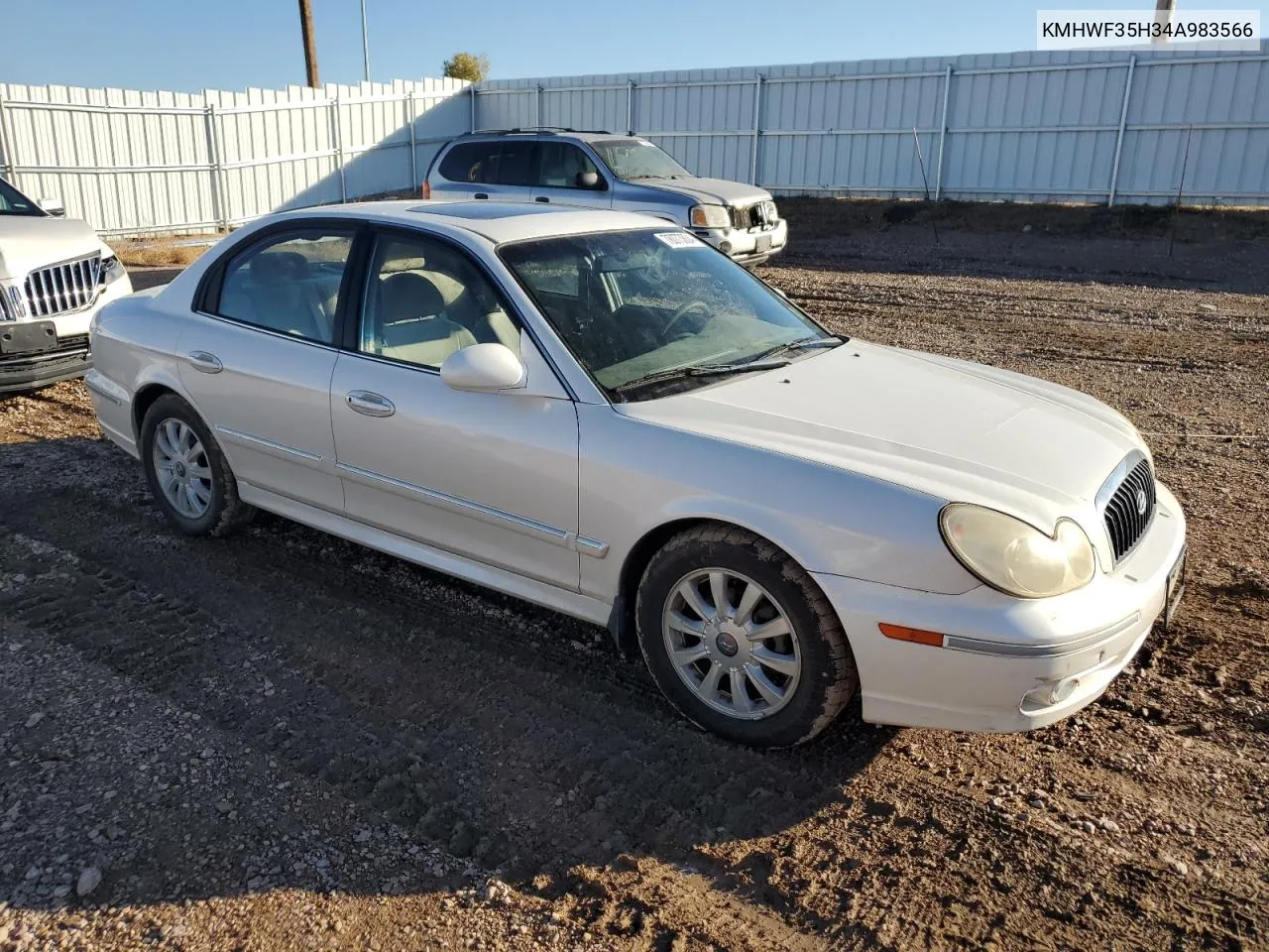 2004 Hyundai Sonata Gls VIN: KMHWF35H34A983566 Lot: 78073804