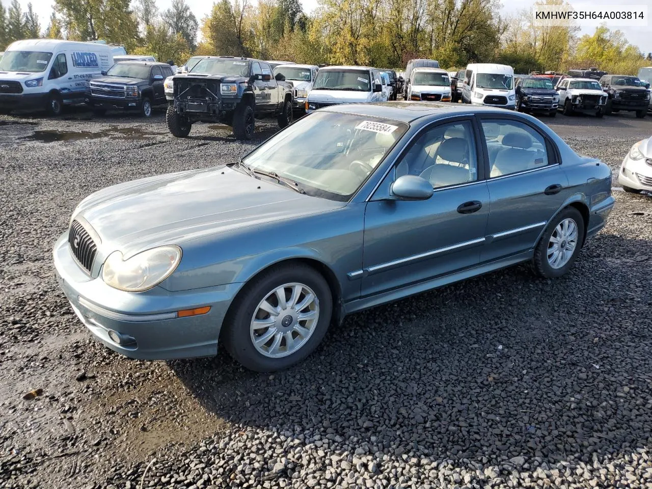 2004 Hyundai Sonata Gls VIN: KMHWF35H64A003814 Lot: 78255584