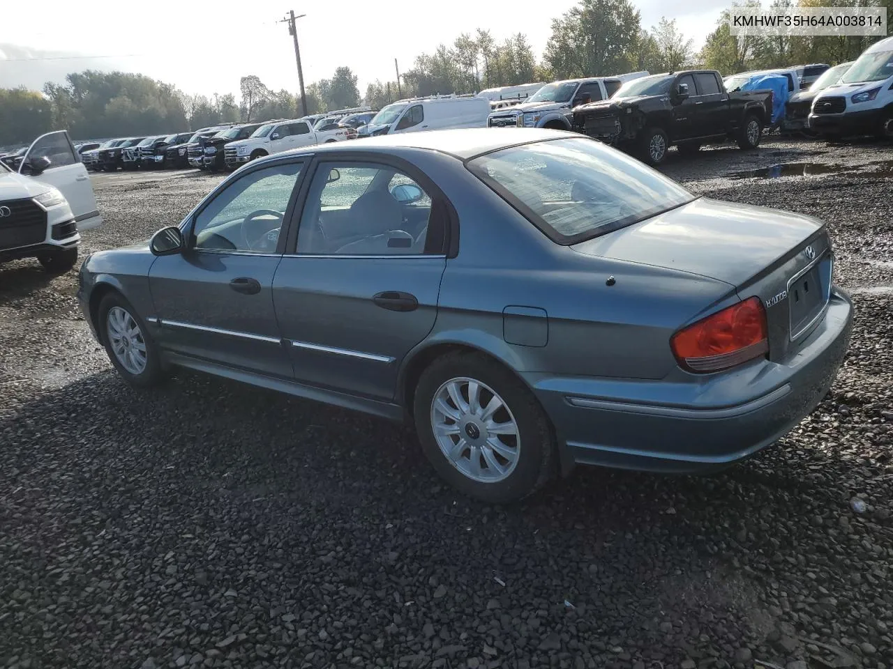 2004 Hyundai Sonata Gls VIN: KMHWF35H64A003814 Lot: 78255584