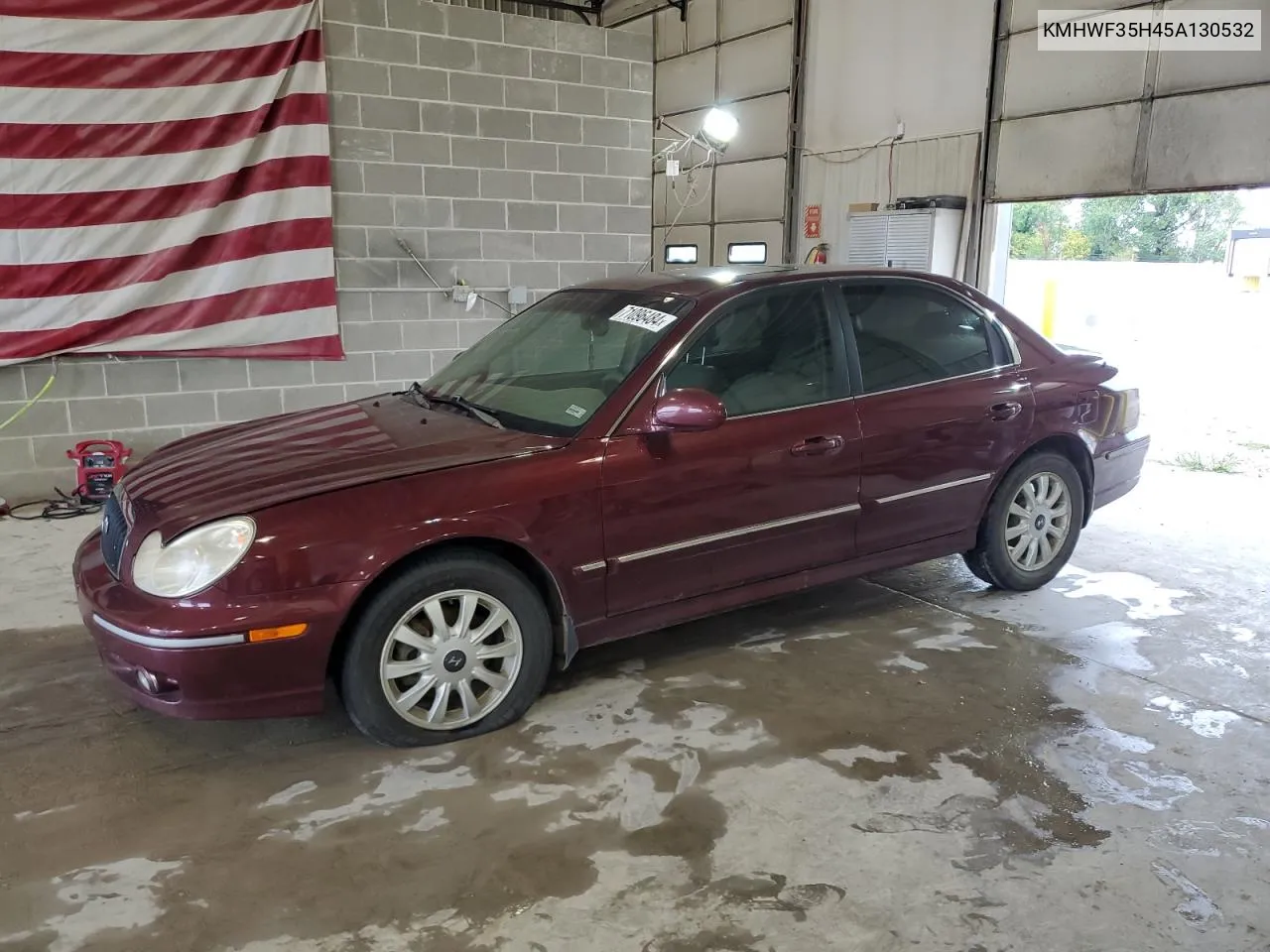 2005 Hyundai Sonata Gls VIN: KMHWF35H45A130532 Lot: 71096484