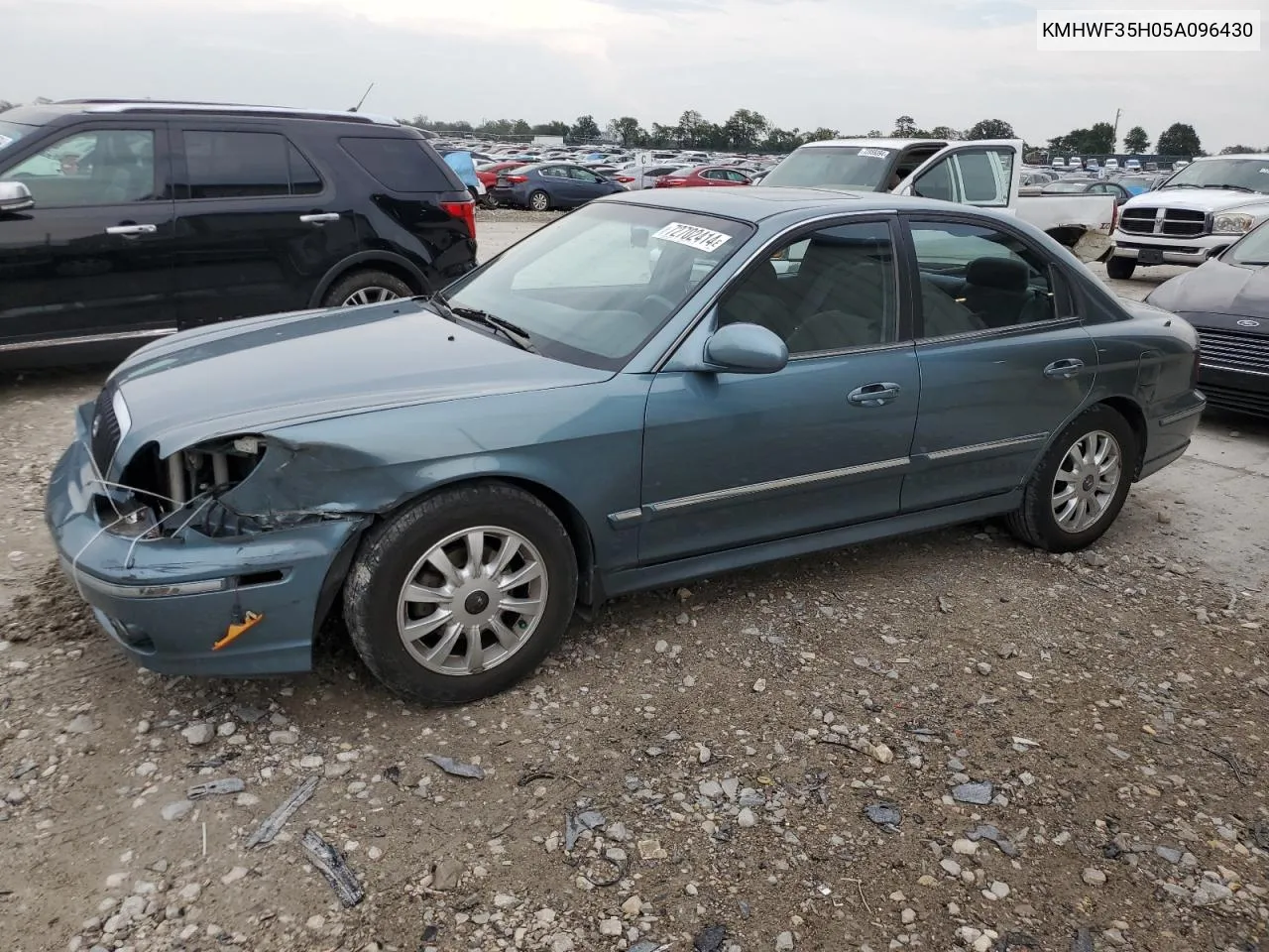 2005 Hyundai Sonata Gls VIN: KMHWF35H05A096430 Lot: 72702414