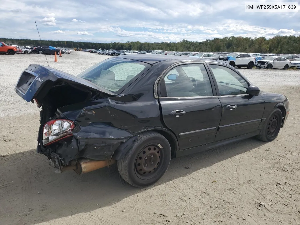 2005 Hyundai Sonata Gl VIN: KMHWF25SX5A171639 Lot: 73851114