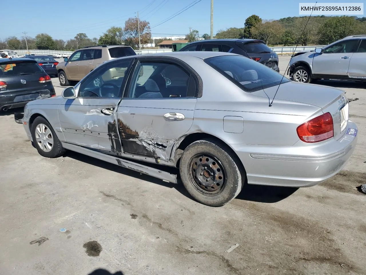 2005 Hyundai Sonata Gl VIN: KMHWF25S95A112386 Lot: 75680044