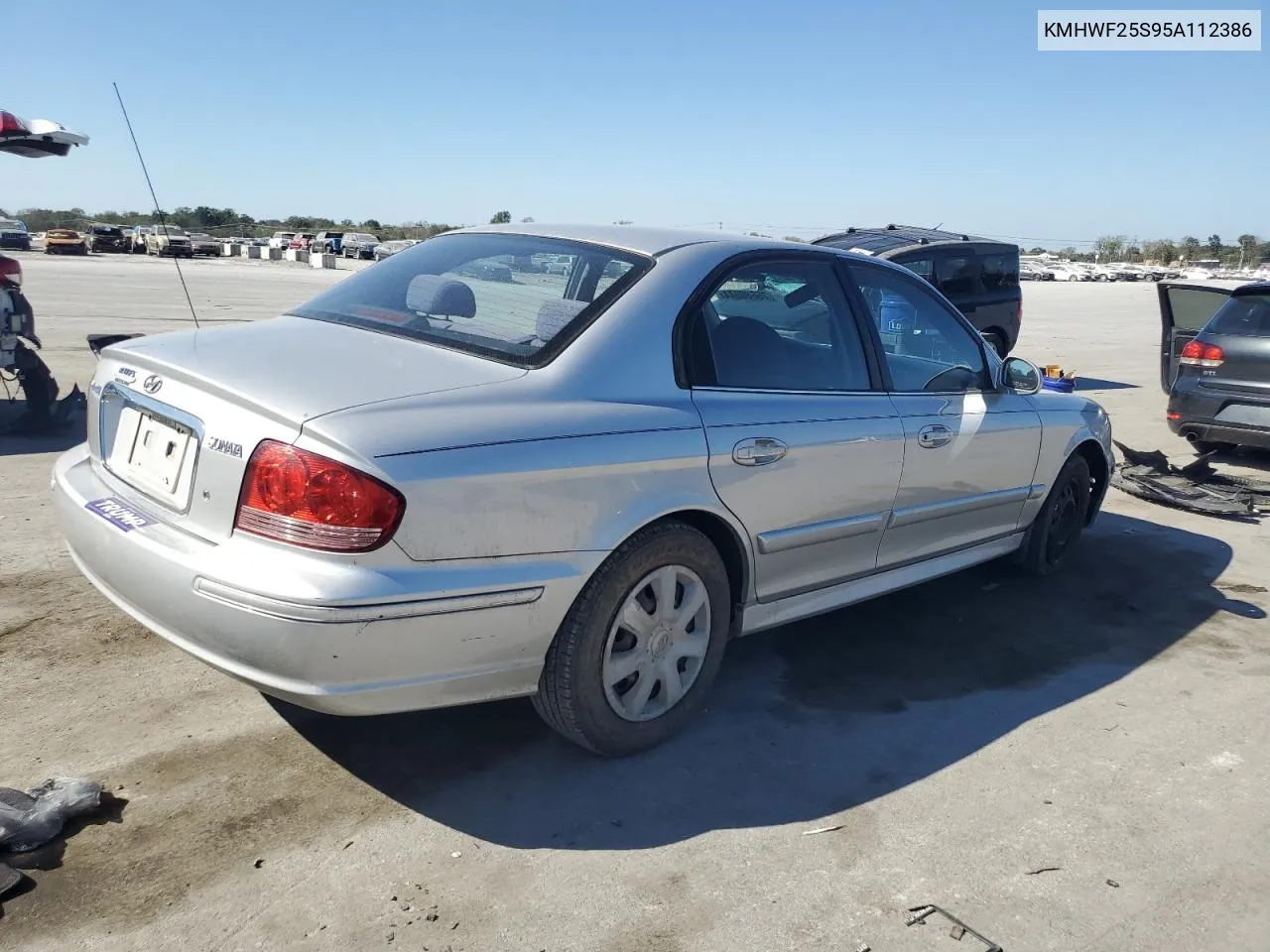 2005 Hyundai Sonata Gl VIN: KMHWF25S95A112386 Lot: 75680044