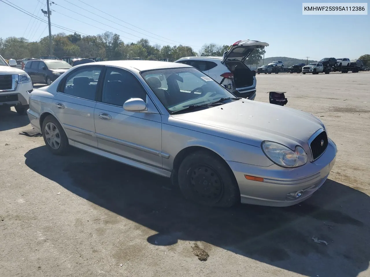 2005 Hyundai Sonata Gl VIN: KMHWF25S95A112386 Lot: 75680044