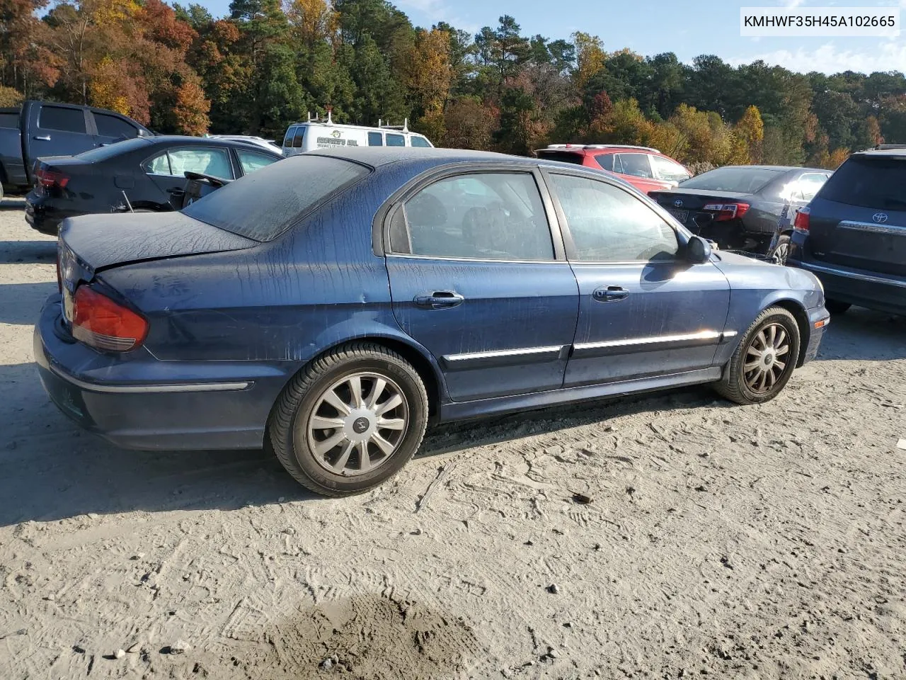 2005 Hyundai Sonata Gls VIN: KMHWF35H45A102665 Lot: 76581204