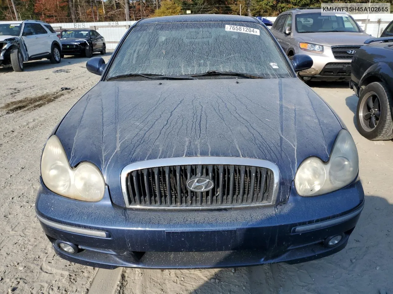 2005 Hyundai Sonata Gls VIN: KMHWF35H45A102665 Lot: 76581204