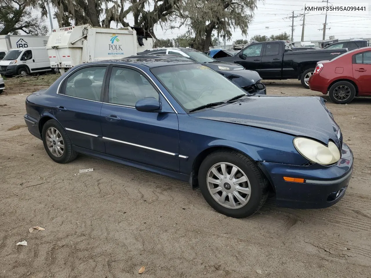 2005 Hyundai Sonata Gls VIN: KMHWF35H95A099441 Lot: 76598464