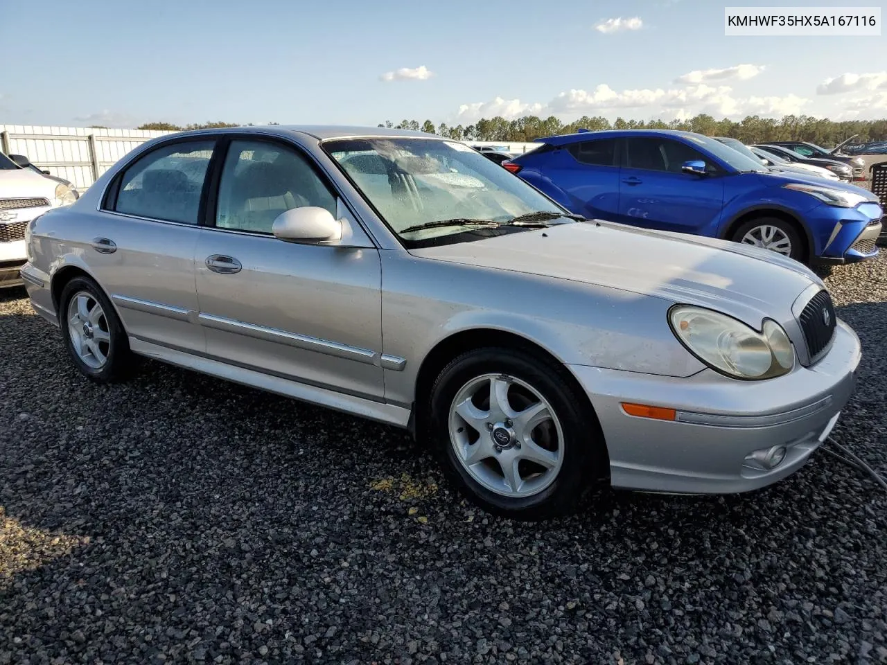 2005 Hyundai Sonata Gls VIN: KMHWF35HX5A167116 Lot: 77256824