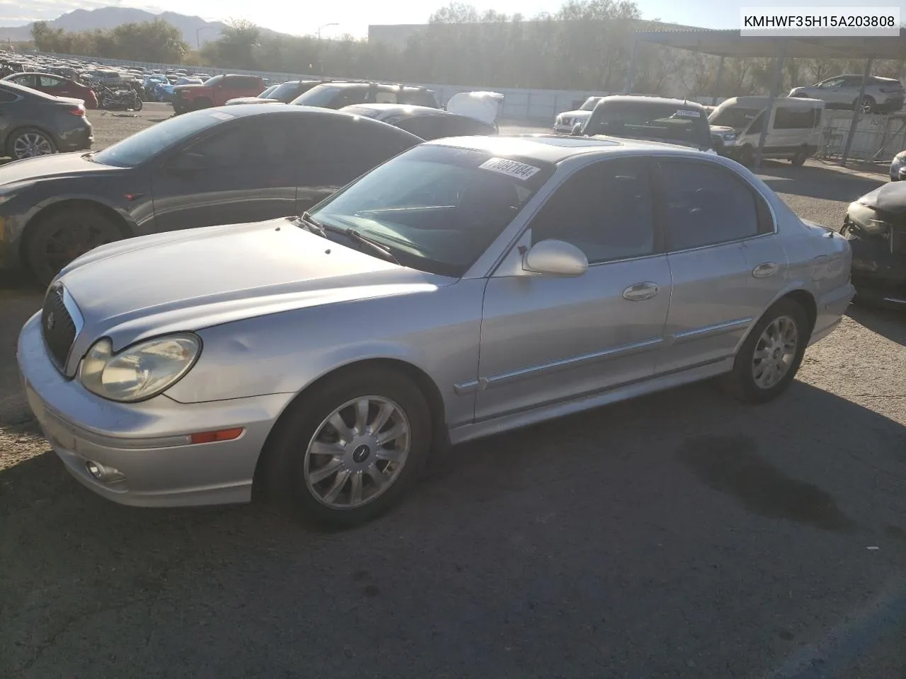 2005 Hyundai Sonata Gls VIN: KMHWF35H15A203808 Lot: 78097184