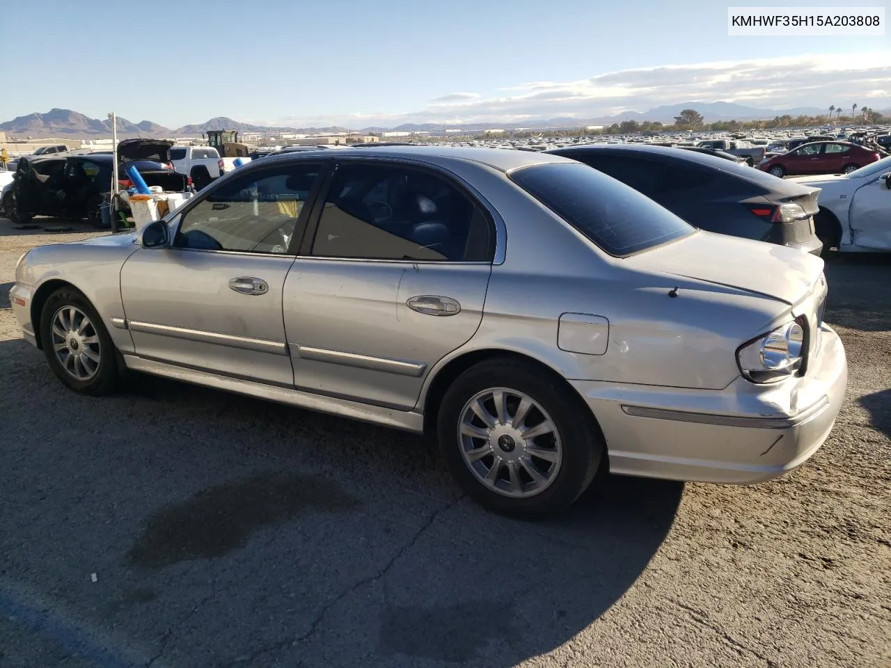 2005 Hyundai Sonata Gls VIN: KMHWF35H15A203808 Lot: 78097184