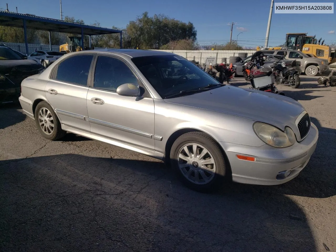 2005 Hyundai Sonata Gls VIN: KMHWF35H15A203808 Lot: 78097184