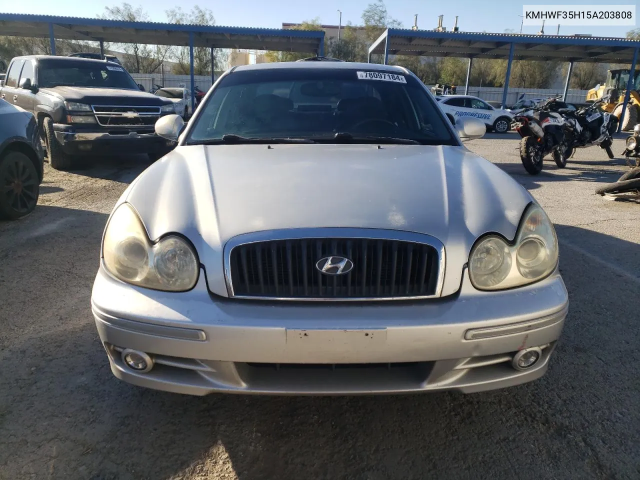 2005 Hyundai Sonata Gls VIN: KMHWF35H15A203808 Lot: 78097184