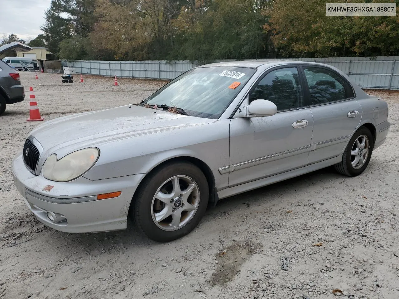 2005 Hyundai Sonata Gls VIN: KMHWF35HX5A188807 Lot: 78252814