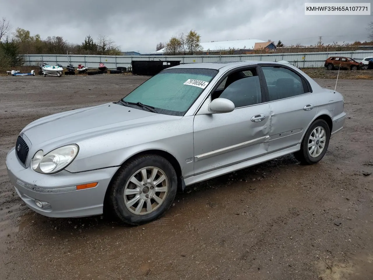 2005 Hyundai Sonata Gls VIN: KMHWF35H65A107771 Lot: 79706584